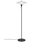 Nordlux Verona Floor Lamp Glass and Metal Black | Suitable for E27