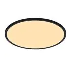 Nordlux LED Bulkhead Oja 60 Black 38W 3000lm - 827 Extra Warm White | 3-Step Dimmable - IP20
