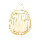 Nordlux Table Lamp Jim To-Go Portable Battery Metal Orange 3W 300lm - 827 Extra Warm White | 3-Step Dimmable 