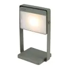 Nordlux Table Lamp Saulio Aluminium Green 3.5W 200lm - 830 Warm White | IP44 - 3-Step Dimmable - Solar
