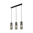 Nordlux Miella 3-Rail Pendant Glass Smoke | Suitable for 3x E27