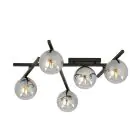 Emibig Ceiling Light Smart Steel Black | Suitable for 5x E14 - Max 10W
