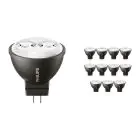Multipack 12x Philips Master LED Spot GU4 MR11 3.5W 200lm 24D - 827 Extra Warm White | Replaces 20W