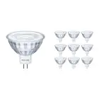 Multipack 10x Philips Corepro LED Spot GU5.3 MR16 4.4W 345lm 36D - 827 Extra Warm White | Replaces 35W