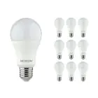 Multipack 10x Noxion Lucent Classic LED E27 Pear Frosted 9.5W 1055lm - 830 Warm White | Replaces 75W