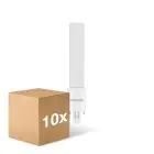 Multipack 10x Noxion Lucent PL-S LED 4.3W - 827 Extra Warm White | 2-Pin - Replaces 9W