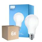 Multipack 6x Philips Corepro LED Bulb E27 Pear Frosted 17.5W 2452lm - 827 Extra Warm White | Replaces 150W