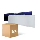 Multipack 5x Noxion LED Panel Ecowhite V4.0 28W 3400lm - 840 Cool White | 120x30cm - Philips driver
