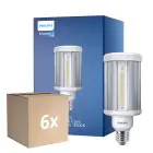 Multipack 6x Philips TrueForce LED E27 HPL Clear 28W 3800lm 360D - 830 Warm White | Replaces 125W