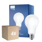 Multipack 4x Philips Classic LED Bulb E27 Pear Frosted 13W 2000lm - 840 Cool White | Replaces 120W