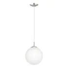 Eglo Pendant Rondo Steel Satin Nickel | Suitable for E27