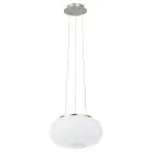 Eglo Pendant Optica Steel Satin Nickel | Suitable for 2x E27