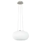 Eglo Pendant Optica Steel Satin Nickel | Suitable for 2x E27