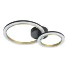 Eglo Ceiling Light Calliera Steel Black, Brass 12W 1500lm - 830 Warm White | Dimmable