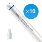Multipack 10x Philips LED Tube T8 MASTER (EM/Mains) High Output 12W 1575lm - 865 Daylight | 90cm - Replaces 30W